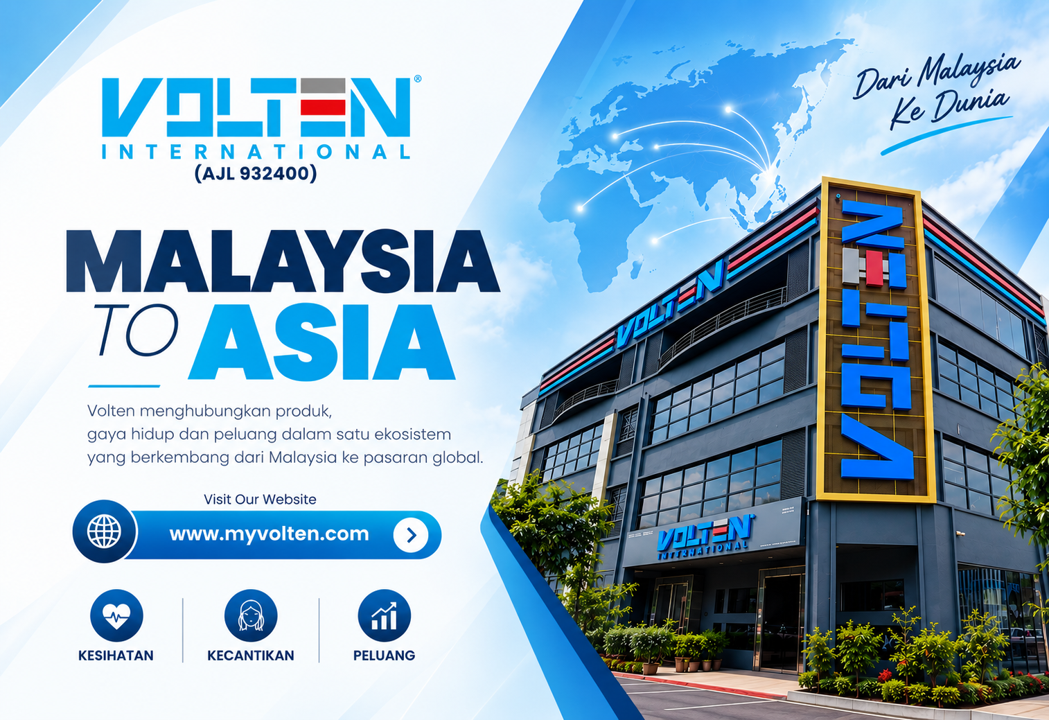 Volten International Malaysia to Asia